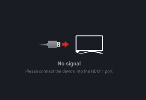 Why am I getting no HDMI signal?