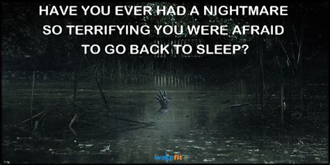 Why am I having scary thoughts at night?
