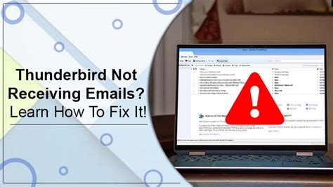 Why am I not receiving emails on Thunderbird?