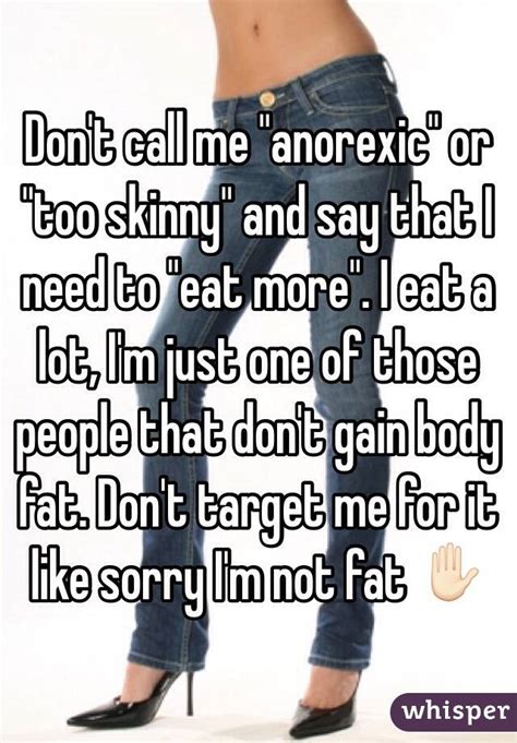 Why am I skinny but eat a lot?