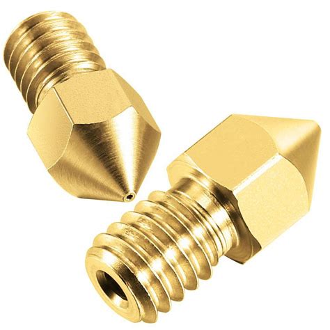 Why are 3D printer nozzles made of brass?