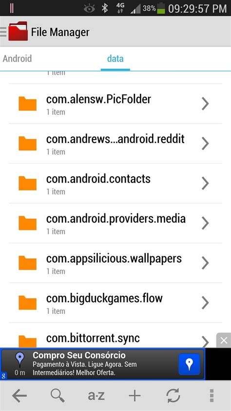 Why are Android files hidden?