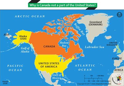 Why are Canada and US separate?