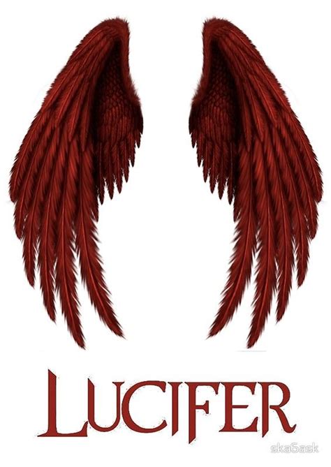 Why are Lucifer's wings red?