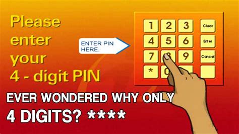 Why are PINs only 4 digits?