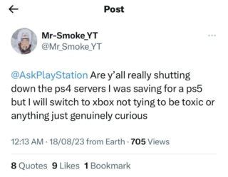 Why are PS4 servers shutting down?