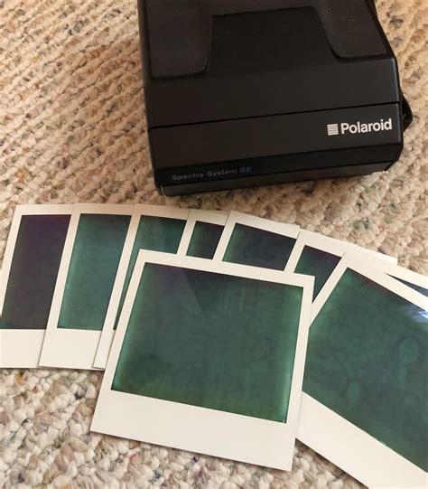 Why are all my Polaroids black?