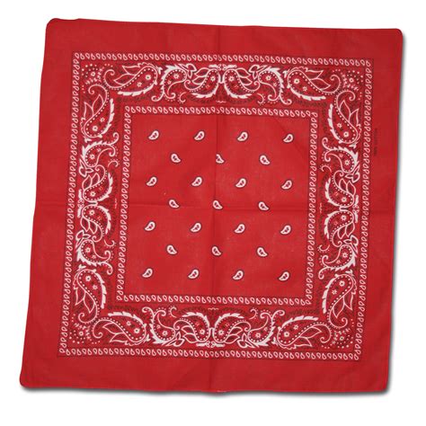 Why are bandanas red?