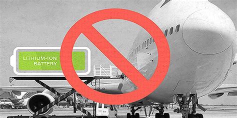 Why are batteries not allowed on a plane?
