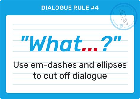 Why are dashes used in dialogue?