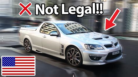Why are foreign cars illegal in the US?