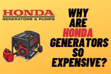 Why are generators so expensive?