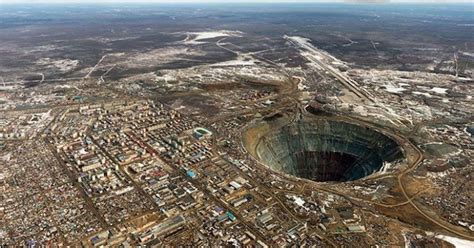 Why are helicopters forbidden from flying over the Mirny mine?