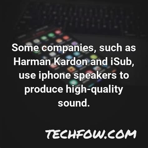 Why are iPhone speakers so good?