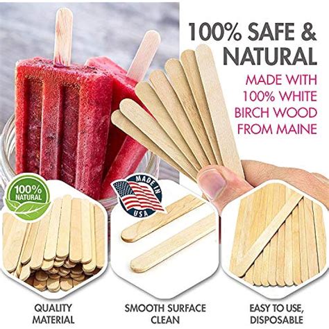Why are ice cream sticks made of wood?