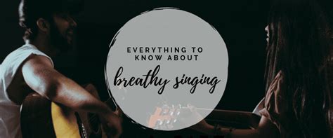 Why are modern singers so breathy?