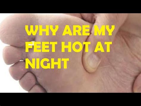 Why are my feet hot at night?