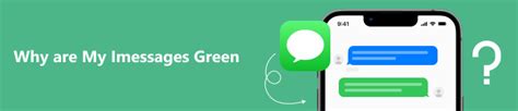Why are my iMessages green after unblocking someone?