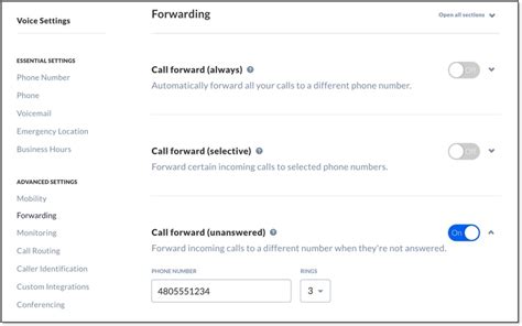 Why are my unanswered calls being forwarded?
