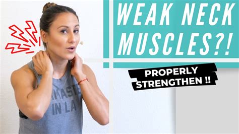 Why are neck muscles weak?