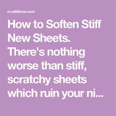 Why are new sheets scratchy?