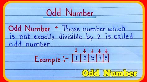 Why are odd numbers so odd?