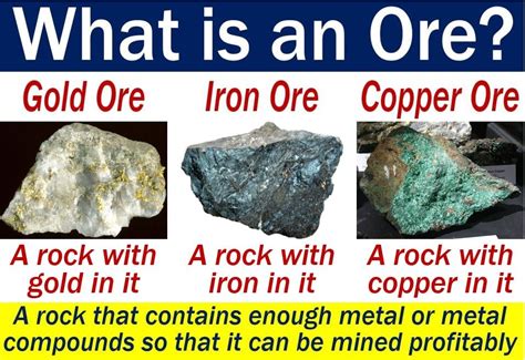 Why are ores called ores?