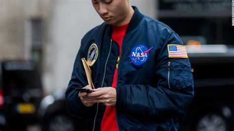 Why are people wearing NASA logos?