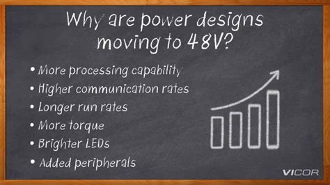 Why are power designs moving to 48V?
