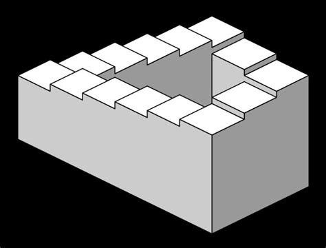 Why are the Penrose stairs an impossible reality?