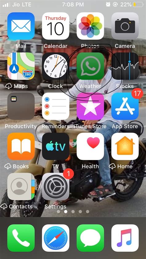 Why are the app icons not showing on my iPhone?
