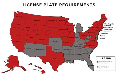 Why are there no front license plates in USA?