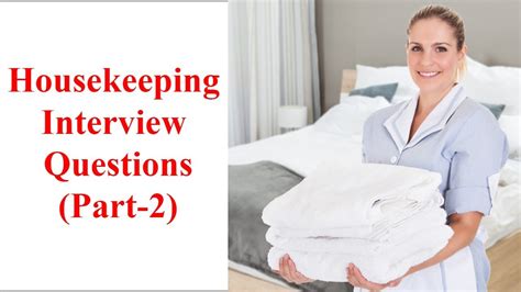 Why are you interested in housekeeper?