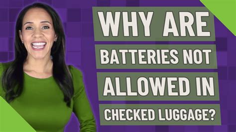 Why batteries are not allowed in hand luggage?