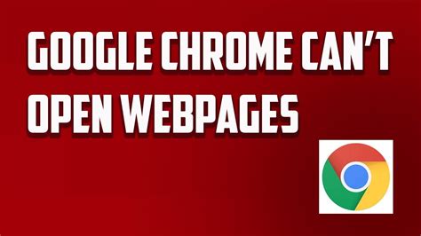 Why can't Chrome open a website?