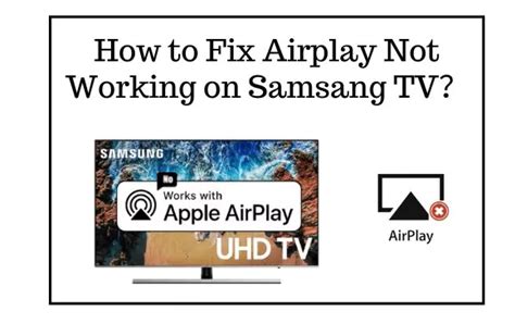 Why can't I AirPlay on my LG?