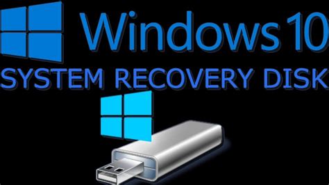 Why can't I Create a recovery disk in Windows 10?
