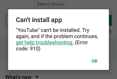 Why can't I Install any apps?