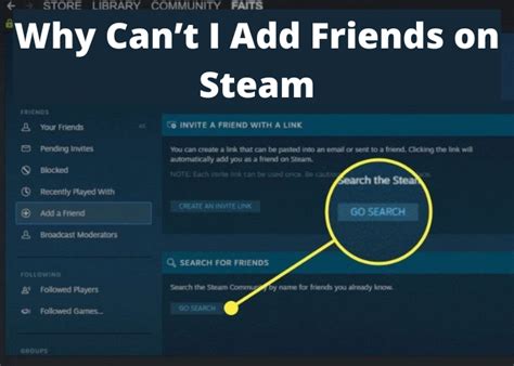 Why can't I add friends on Steam after purchase?