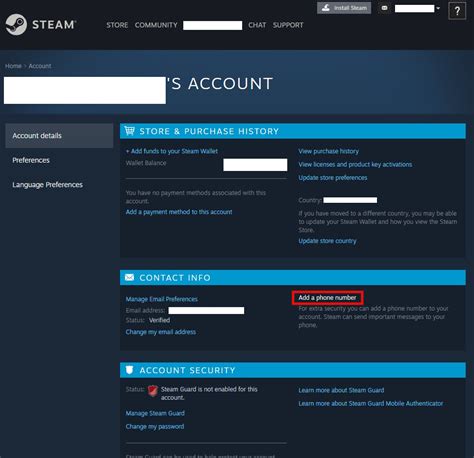 Why can't I add my phone number to Steam?