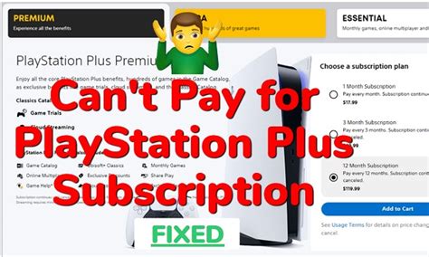 Why can't I buy PS Plus on my account?