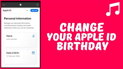 Why can't I change my age on Apple ID?