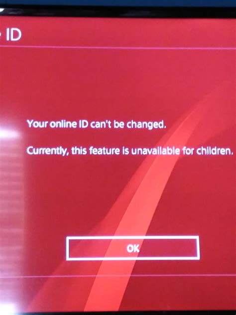 Why can't I change my online ID on PS4?