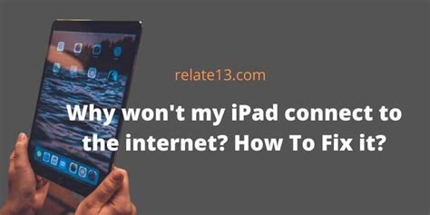 Why can't I connect my iPad to my Macbook?