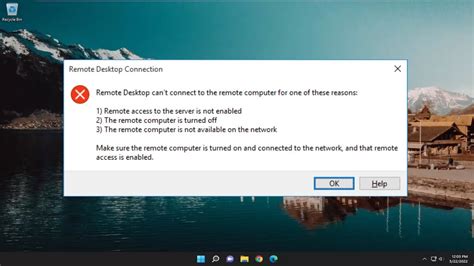 Why can't I connect to Remote Desktop?