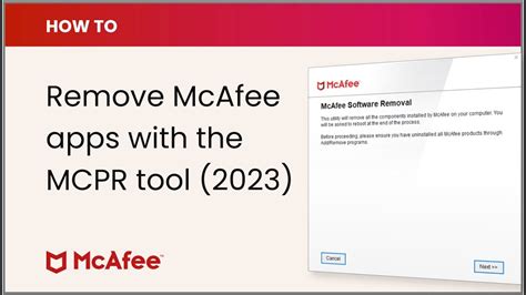 Why can't I delete McAfee?