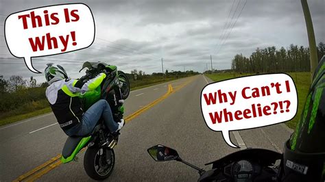 Why can't I do a wheelie?