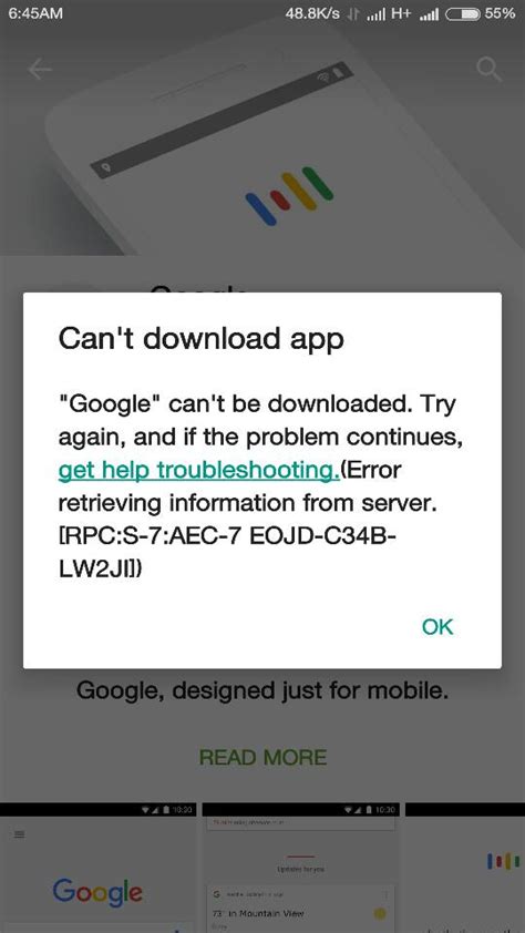 Why can't I download Google Apps on Microsoft?