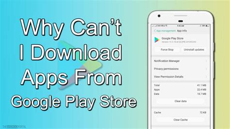 Why can't I download apps on my Android?