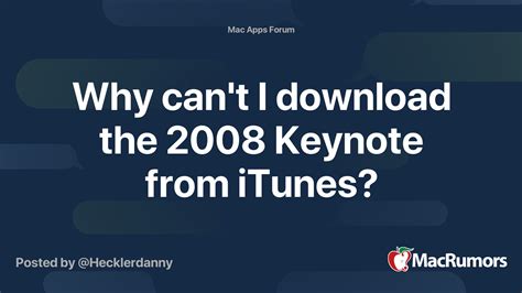 Why can't I download iTunes on my Mac?